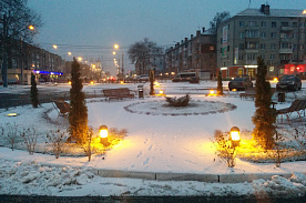Гостиница Брянск (ландшафтное освещение)5